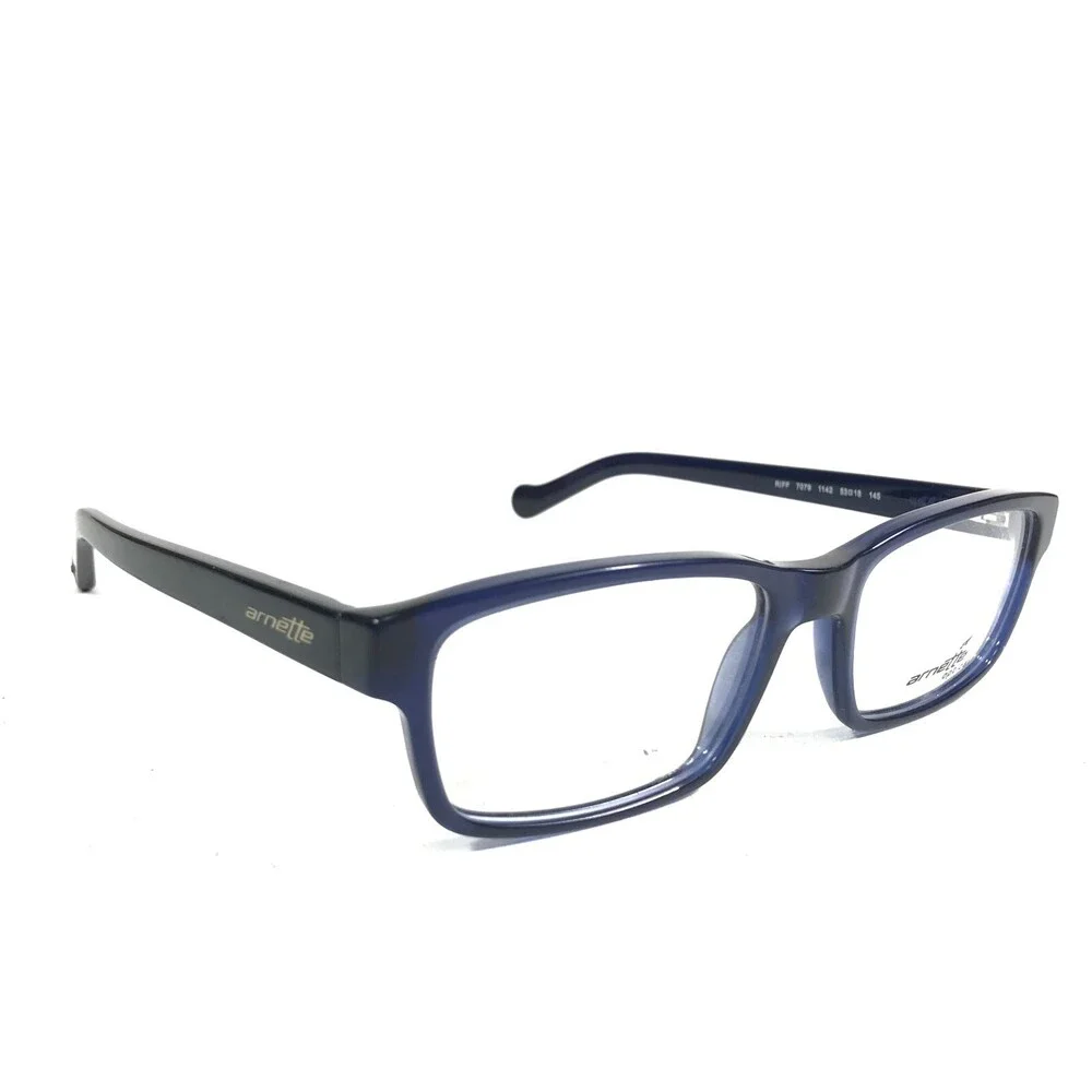 Arnette RIFF 7079 1142 Eyeglasses Frames Blue Black Rectangular 53-18-145